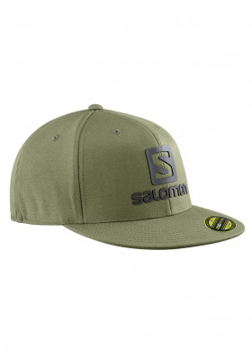 Salomon Logo Cap Flexfit® Olive Night